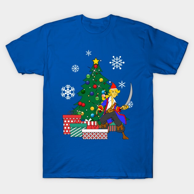 Guybrush Threepwood Around The Christmas Tree T-Shirt by Nova5